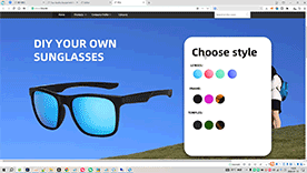 客户自由搭配DIY颜色款式