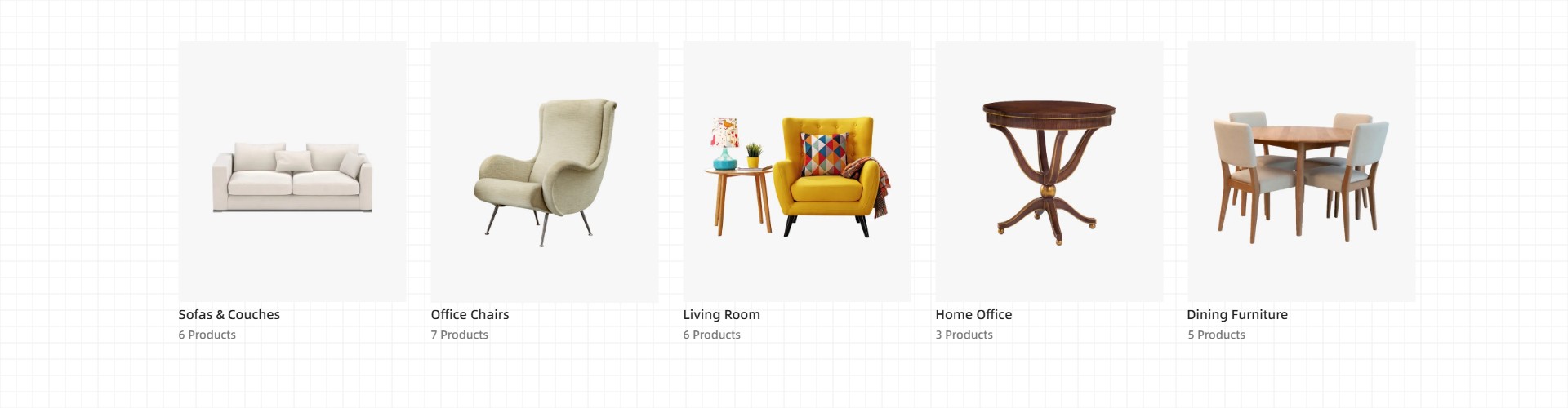 桌子椅子家具分类家具产品设计外贸首页banner海报